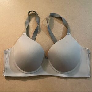 Greyish Brown Neutral Full Coverage Wireless Bra